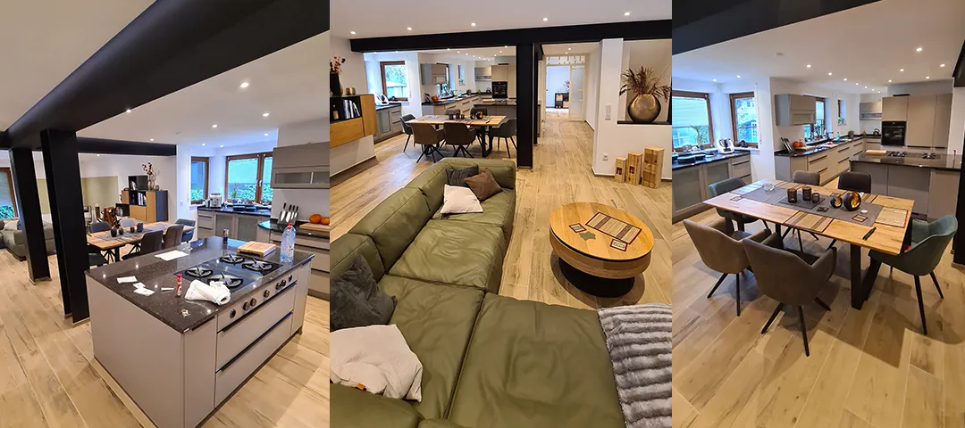 Moderne Küche im Innenausbau