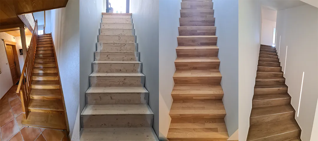 Verkleidete Treppe